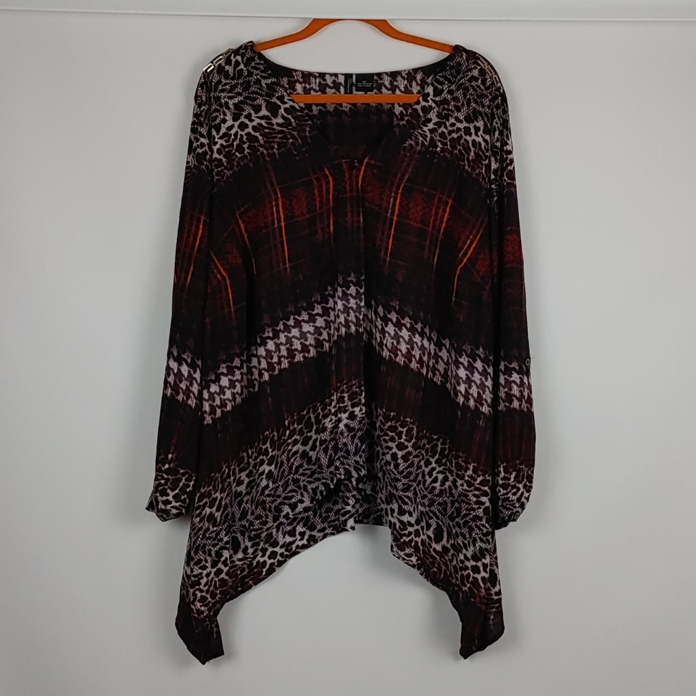New Directions Woman Tunic Blouse 2X
